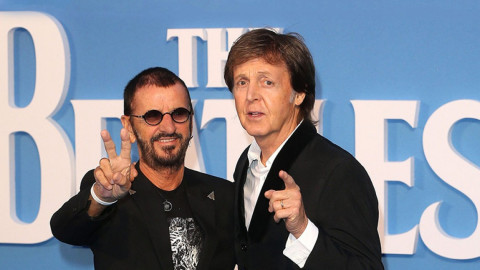 Ringo Starr y Paul McCartney graban tema inédito