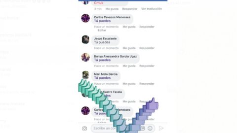 Facebook activa efecto "Tú puedes"