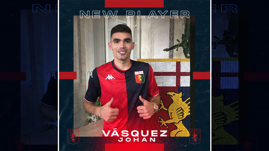 Oficializa Genoa fichaje de Johan Vásquez