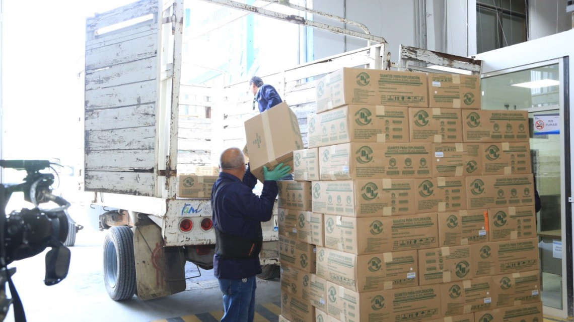 Distribuye Gobierno de Tamaulipas insumos para personal de Salud en Tamaulipas