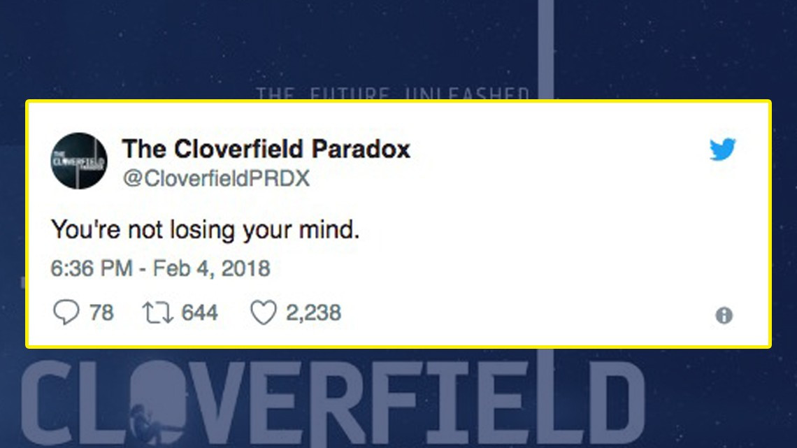 Netflix estrenará Cloverfield Paradox al finalizar el Super Bowl