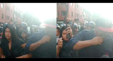 Joven intente agredir gravemente a periodista