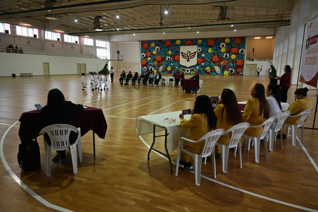 Se Celebró Concurso de Escoltas en el Polideportivo Reynosa