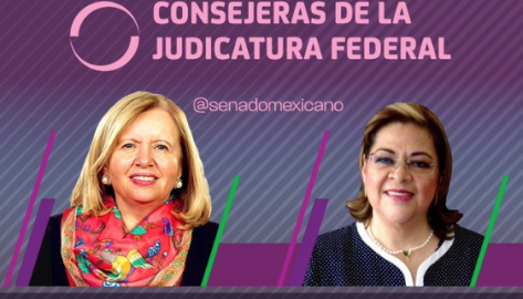 Senado aprueba a Loretta Ortiz y Eva Verónica de Gyves como consejeras de la Judicatura