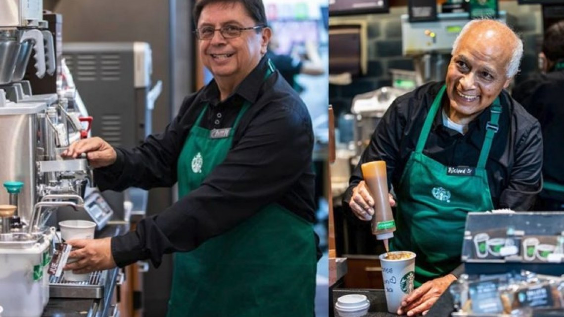 Inaugura Starbucks primera sucursal en México atendida por adultos mayores