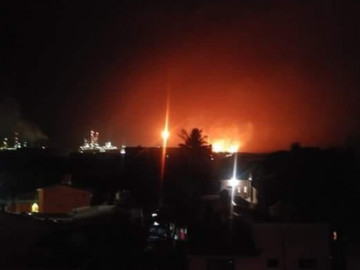 Sofocan incendio dentro de refinería en Salina Cruz