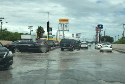 Sorprende tormenta en Matamoros