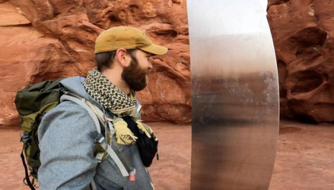 Desapareció el monolito encontrado en el desierto de Utah