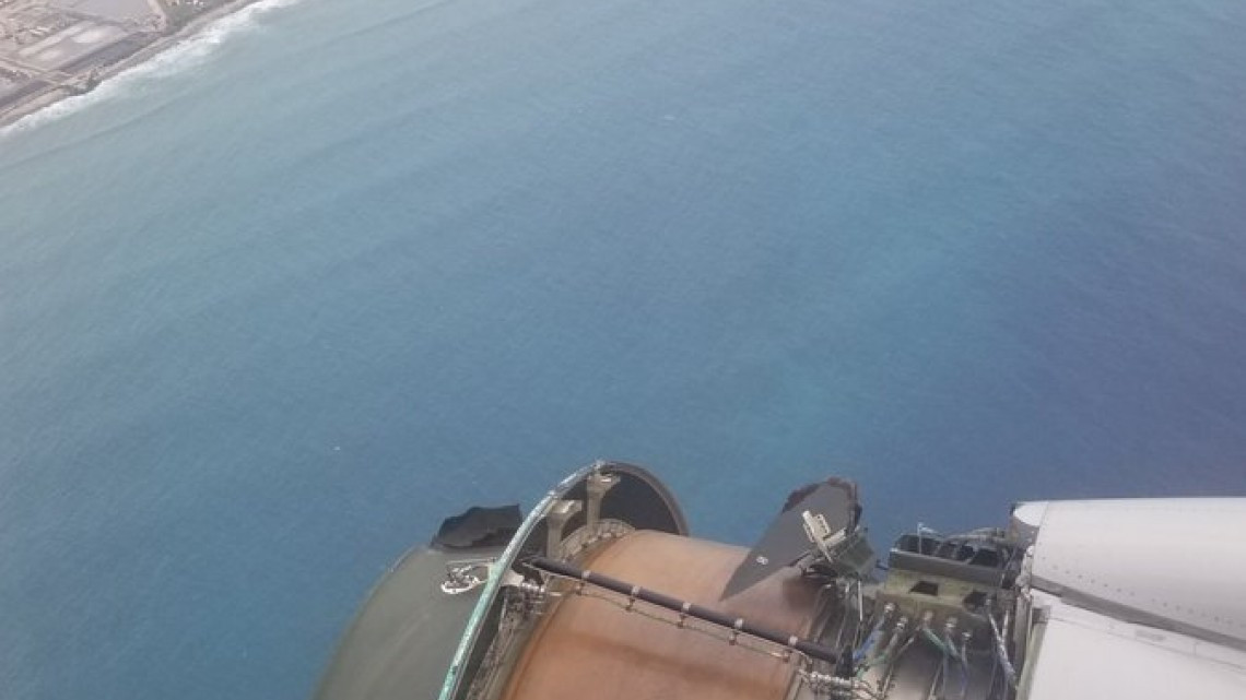 Avión sufre accidente en pleno vuelo