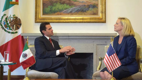 EPN se reúne con secretaria de seguridad de EU