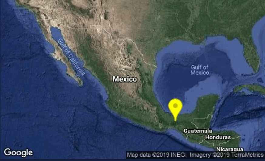Registran sismo de 5.4 en Veracruz