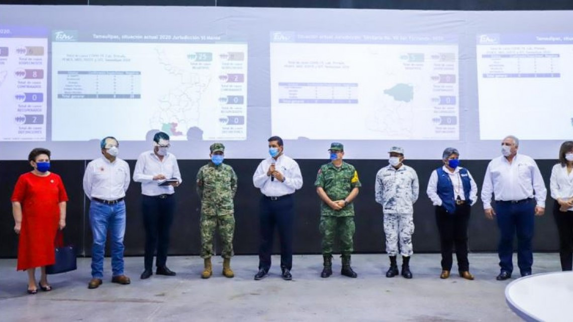 Ante avance de COVID-19 se declara Tamaulipas en Emergencia Sanitaria y anuncian uso obligatorio de cubrebocas