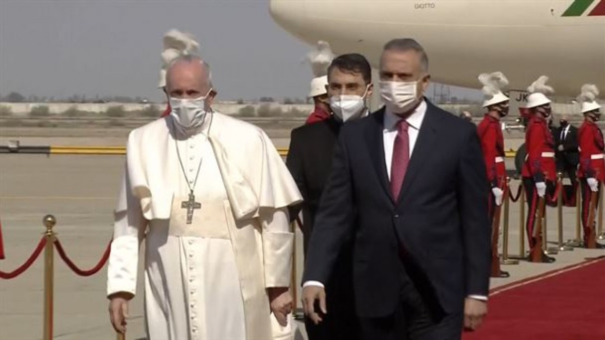 El  papa Francisco llega a Irak en una visita histórica