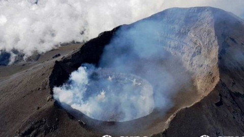 Así se ve el domo 85 que se formó en el Popocatépetl