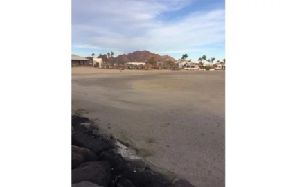 ¡Ahora en Sonora! Mar se aleja 30 metros