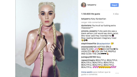 Katy Perry sorprende Instagram con foto al estilo Kardashian
