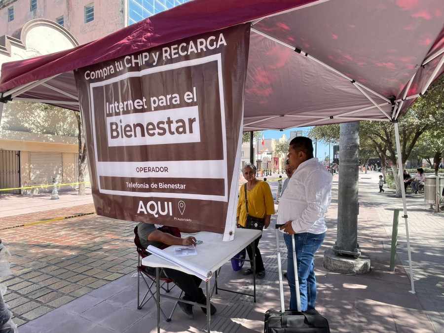 Más de 1,000 chips de Telefonía del Bienestar disponibles en Reynosa