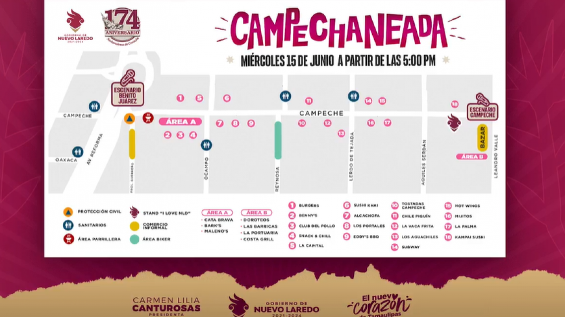 Festejará gobierno de Nuevo Laredo 174 aniversario con concierto de Duelo y La Trakalosa de Monterrey 