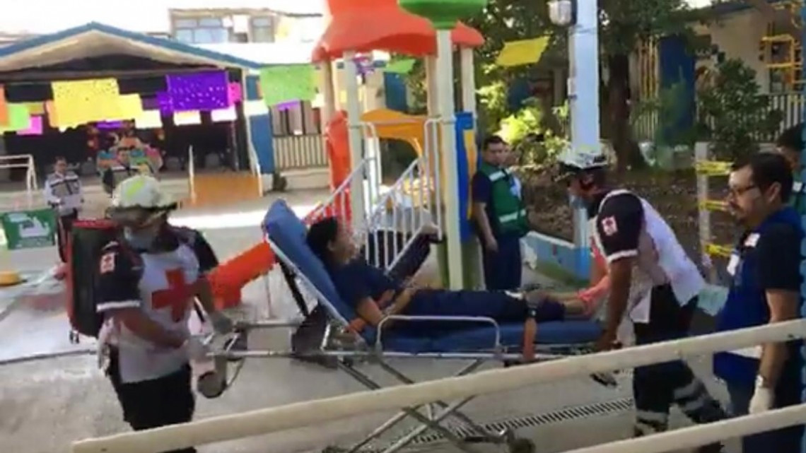 Realizan simulacro de balacera en Cendi de Victoria