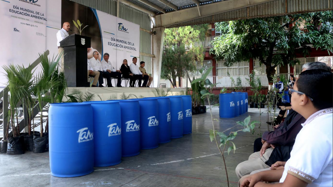 Gobierno de Tamaulipas benefició a doce escuelas