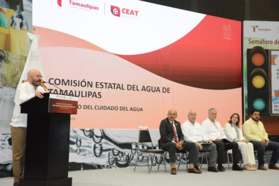 Presentan y ponen en funcionamiento el Semáforo del Cuidado del Agua en Tamaulipas
