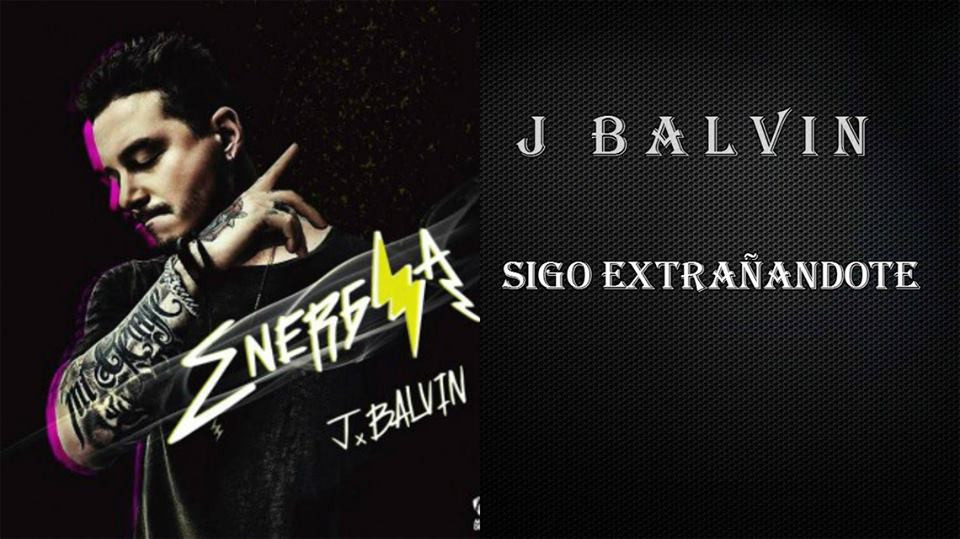 J Balvin presenta el videoclip de su tema "Sigo extrañándote"