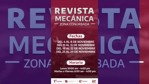 Inicia Revista Mecánica 2024 para transporte público en zona conurbada
