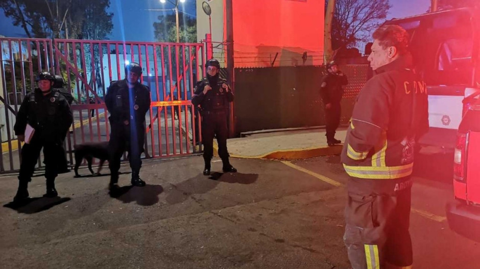 Se registra incendio en Reclusorio Oriente