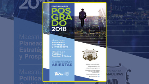 Invita Colegio Tamaulipas a maestrías