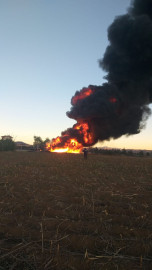Reportan incendio en ducto de Pemex en Puebla