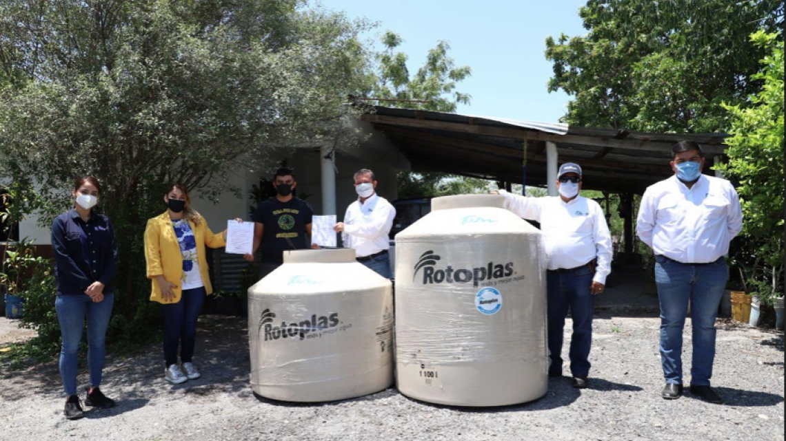 Entrega SEBIEN apoyos subsidiados a familias de Villa de Casas