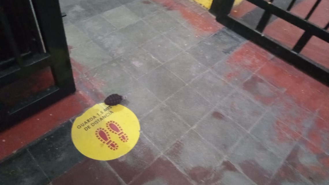 Evacuan por granada en preparatoria Escandón