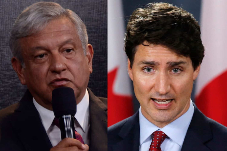 AMLO se comunica con Trudeau para impulsar TLCAN