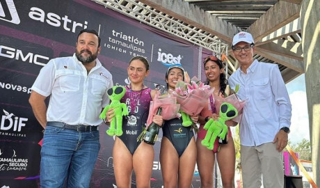 Puebla y Ciudad de México lograron la victoria en el triatlón de Tamaulipas