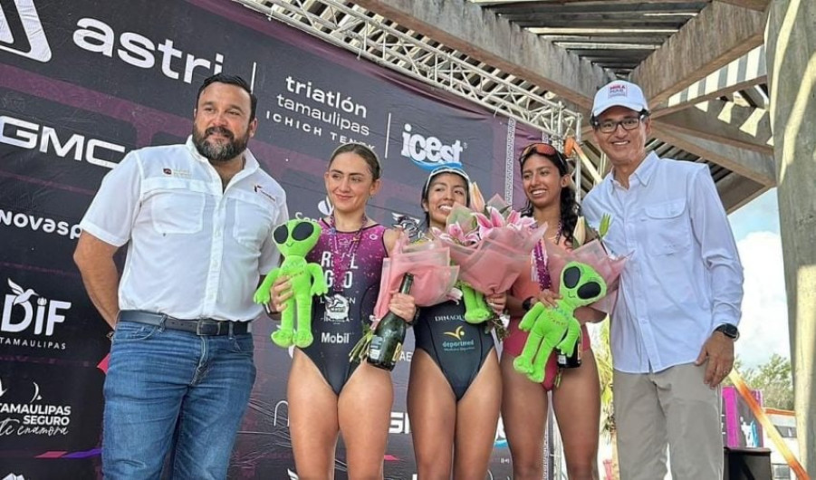 Puebla y Ciudad de México lograron la victoria en el triatlón de Tamaulipas