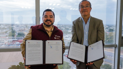 SEDENER firma convenio con GEOSTOCK