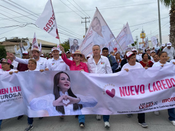 Recorren unidos la ciudad candidatos de la coalición Juntos Hacemos Historia