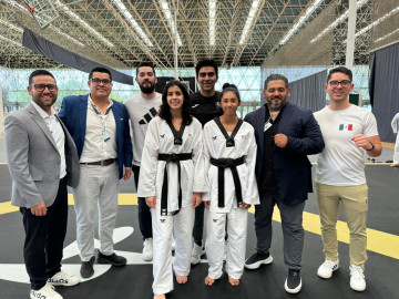 Ana Sofía Guevara y María Fernanda Sierra representarán a México en la Copa del Mundo Juvenil de Taekwondo 