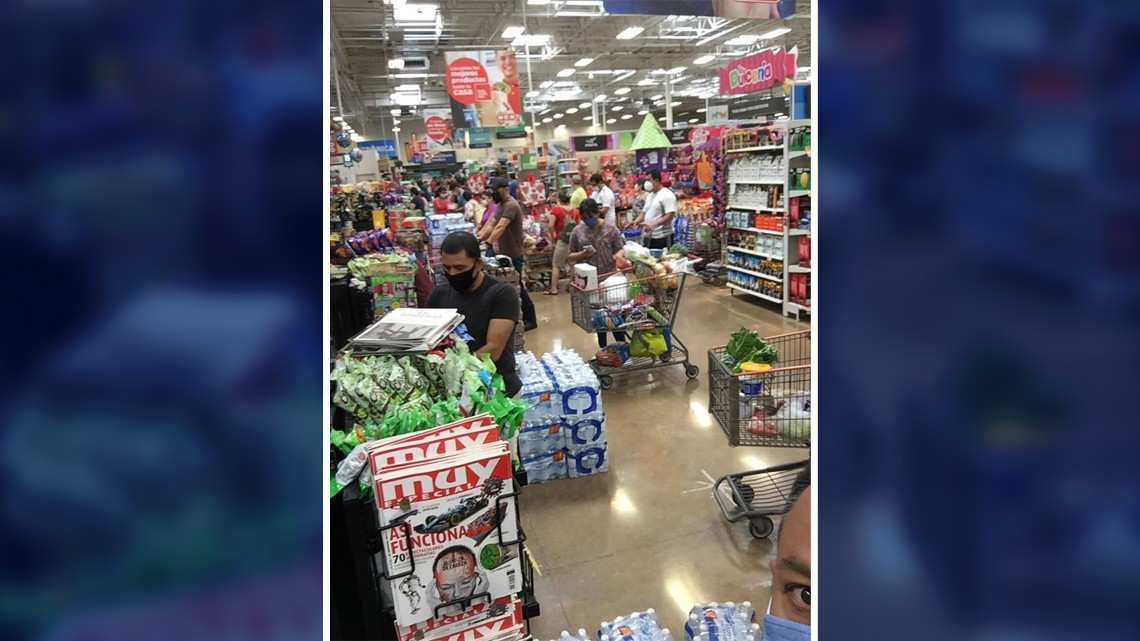 Largas filas en supermercados incrementa el riesgo de contagios