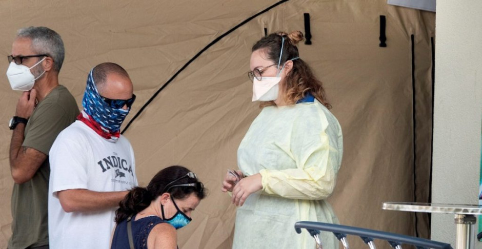 Florida asciende a 520 mil casos de COVID-19 