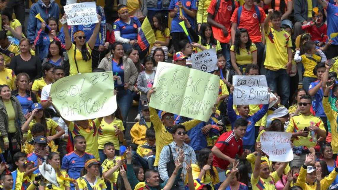 Colombia recibe con cariño a su Selección