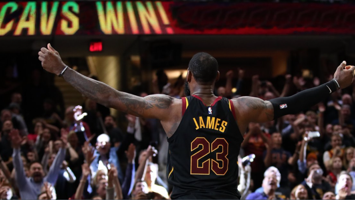 Cavs avanzan a finales por cuarto año consecutivo. LeBron se lleva la noche.