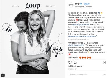 Gwyneth Paltrow anuncia compromiso