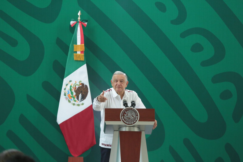 Reitera presidente López Obrador su respaldo al gobernador Américo Villarreal