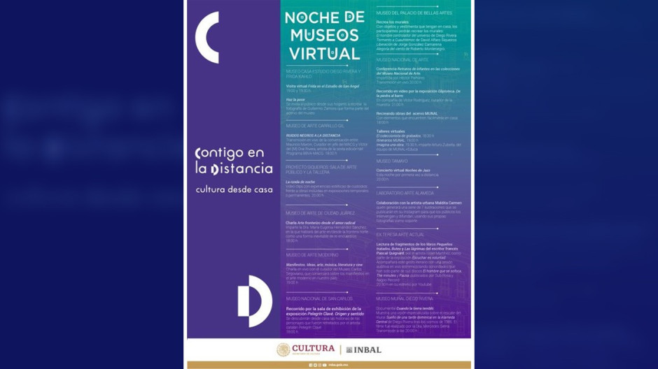 Disfruta de la Noche de Museos Virtual abril 2020