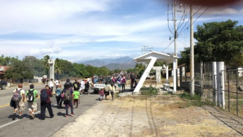 Caravana del migrante llega a Oaxaca