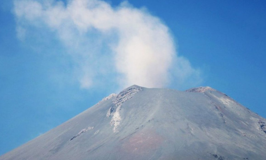 Popocatépetl registra 310 exhalaciones en 24 horas