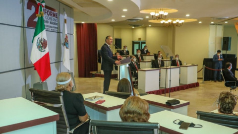 Rinde Adrián Oseguera, su 2ndo Informe de Gobierno