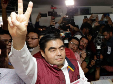 Miguel Barbosa, candidato a gubernatura de Puebla por Morena
