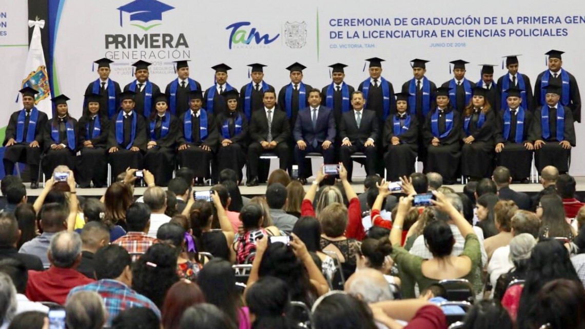 Se gradúa primera generación de la Licenciatura de Ciencias Policiales